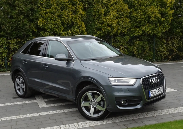 Audi Q3 cena 66700 przebieg: 152735, rok produkcji 2014 z Gniezno małe 301